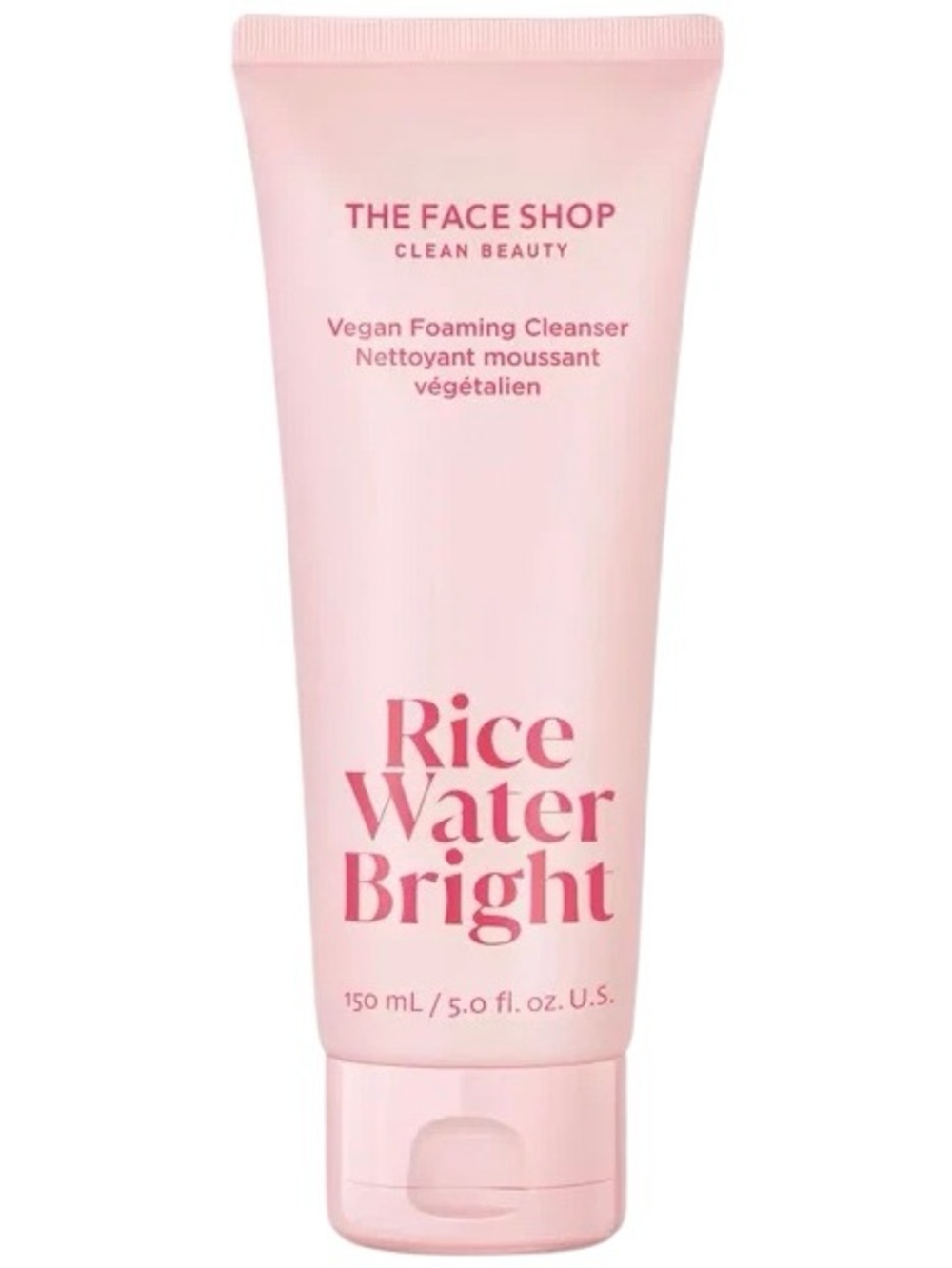 The Face Shop Rice Water Bright Vegan Foaming Cleanser 5oz